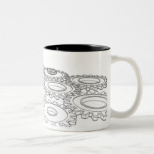 Cogs/ Gears mug