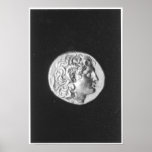 Coin bearing the head of Alexander the Great Posters