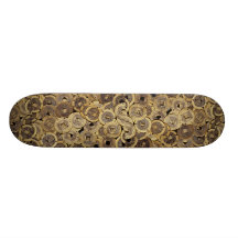 Coins Custom Skate Board