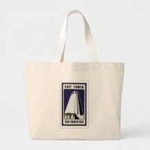 Coit Tower Tote Bags