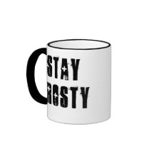 Colbert Says ~ Stay Frosty Coffee Mugs