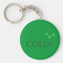 Colin Irish Name Key Chain