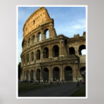 Coliseum at sunset print