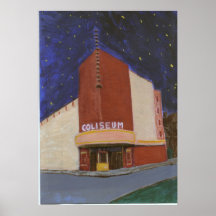 Coliseum Theatre New Orleans Print