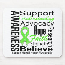 Collage - Mental Health Awareness Mousepad