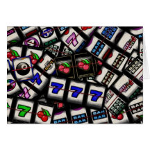 Collage of Slot Machine Reels Card