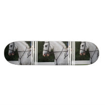 Collected White Horse Skateboard