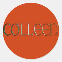 COLLEEN Name Branded Personalised Gift Stickers