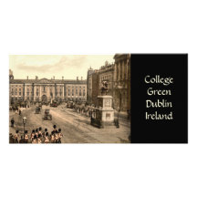 College Green, Dublin Personalized Photo Card