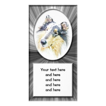 COLLIE CUSTOMISED PHOTO CARD