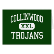 Collinwood - Trojans - High - Collinwood Tennessee Greeting Cards