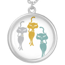 Coloful Girlfriend Cats Necklaces
