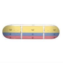 Colombia (Construction Sheet), Colombia Custom Skate Board
