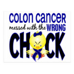 Colon Cancer Messed With The Wrong Chick Postcards