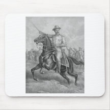 Colonel Roosevelt Leading Troops Mouse Pad
