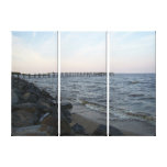 Colonial Beach Pier canvas prints