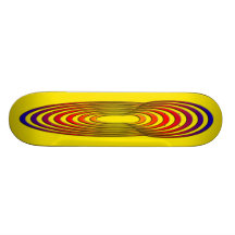 COLOR RINGS SKATE BOARD