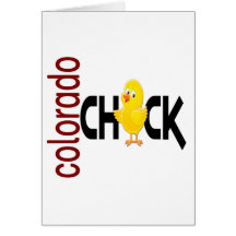 Colorado Chick 1 Greeting Card