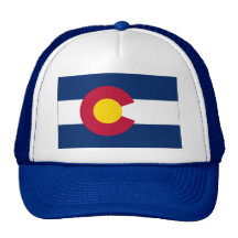 Colorado Flag Trucker Hats