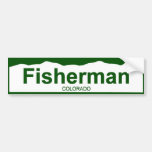 colorado plate new - FISHERMAN Bumper Sticker