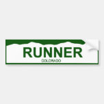 colorado plate new - RUNNER Bumper Stickers