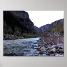 Colorado River along Glenwood Caynon Poster