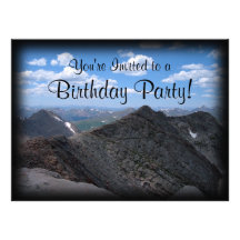 Colorado Rocky Mountains: Moonscape Personalised Invitation