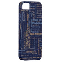 Colorado Skiing and Snowboarding Locations Collage iPhone 5 Cover