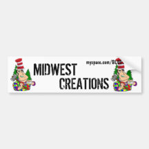 coloredlumberjack, coloredlumberjack, MIDWEST, ... Bumper Stickers