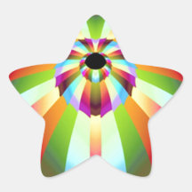 Colorful Abstract Design Sticker