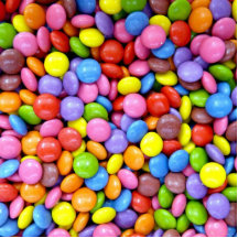 Colorful Candy Photo Cut Outs