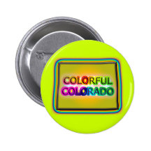 COLORFUL COLORADO PINBACK BUTTONS