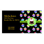 Colorful Cupcake Chaos Business Card Template