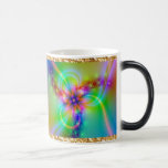 Colorful Flower With Ribbons Coffee Mugs