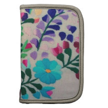 Colorful Flowers Pattern Folio Planner