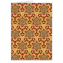Colorful multicolor repeat patterns cards