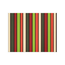 Colorful Striped Wrapped Canvas Gallery Wrapped Canvas