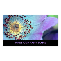 Colorful Wild Rose Custom Business Cards business cards