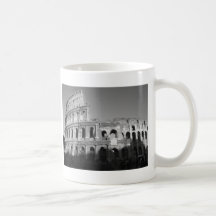 Colossium black and white mug
