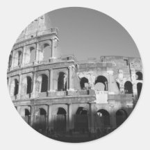 Colossium black and white sticker