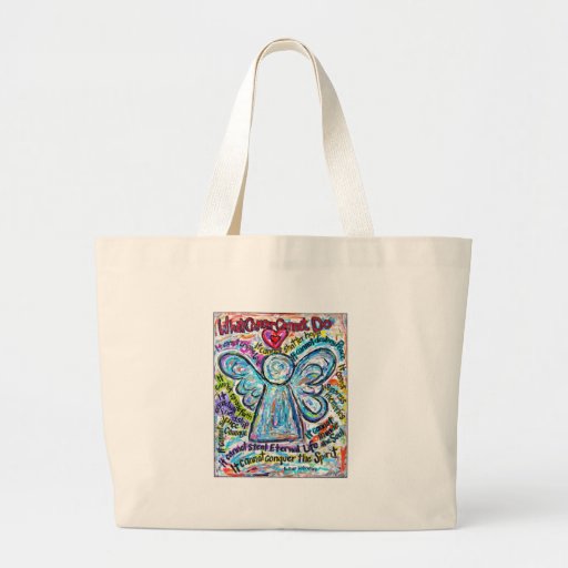 Colour Cancer Angel Bag
