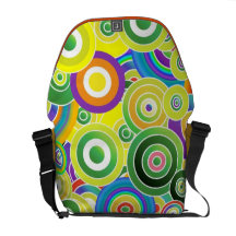 Colour Circles Messenger Bags
