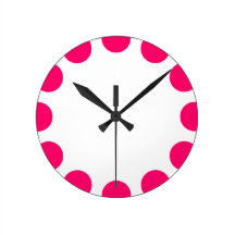 Colour Crescent - Neon Red with White