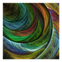 Colour Glory Abstract Art Photo Print