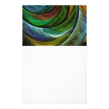 Colour Glory Abstract Art Stationery