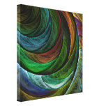 Colour Glory Abstract Art Wrapped Canvas Print
