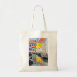 Colour houses in Venice island Burano Ital Tote Bags