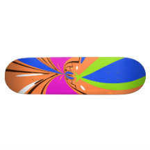 Colour mix skateboard