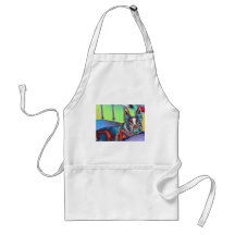 Colour My World with Boston Terriers Aprons