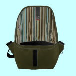 Colour Striped Lining Man's Commuter messenger bags
